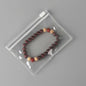 50PCS Transparent Jewelry Bags Square Clear Zipper Jewelry Pouches Earring Bracelet Storage Organizer (9 * 13cm 3.54"*5.11") - color: Clear - 3.54"×5.11"