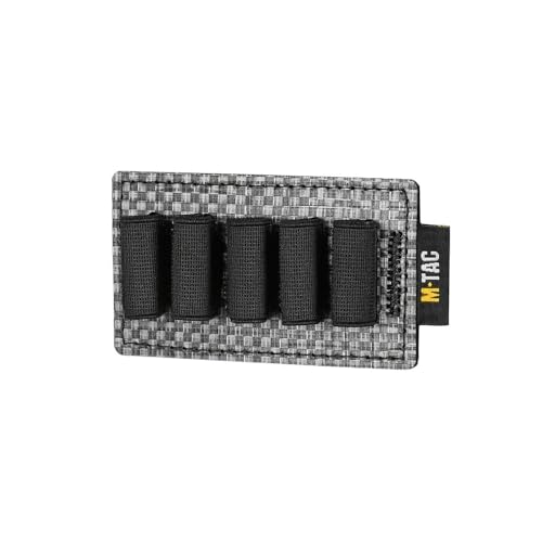 M-Tac Modular Ampoule Organizer Insert | Tactical Insert with Elastic Loops & Loop Velcro Backing | Fits Medical Kits & Backpacks, 5 Slot - color: Black, size: 2 ml