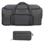 Greencity Duffel Bag Wheels Rolling Deployment Wheeled Military Suitcase Heavy-Duty Extra large deployment bag Capacity 32 Inch，Grey - color: Grey