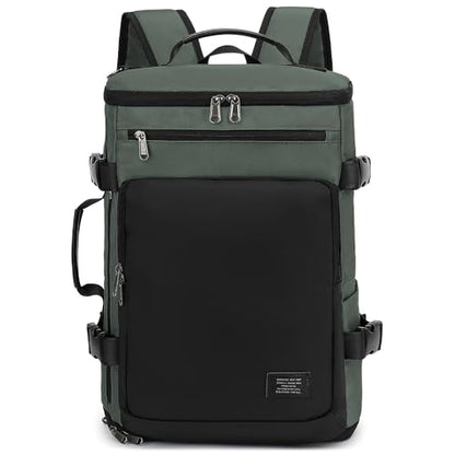 Kalesi Gym Duffle Bag Backpack 4-Way Waterproof with Shoes Compartment for travel Sport Hiking laptop Business-grey - color: Business-grey