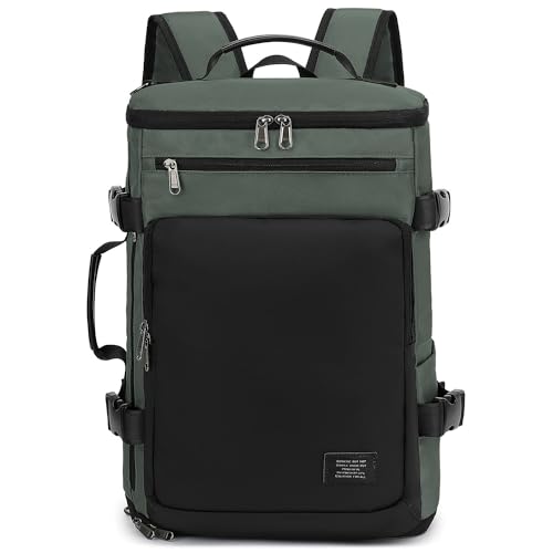 Kalesi Gym Duffle Bag Backpack 4-Way Waterproof with Shoes Compartment for travel Sport Hiking laptop Business-grey - color: Business-grey