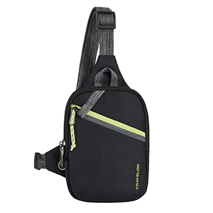 Travelon Anti-Theft Greenlander Compact Sling Bag - color: Jet Black