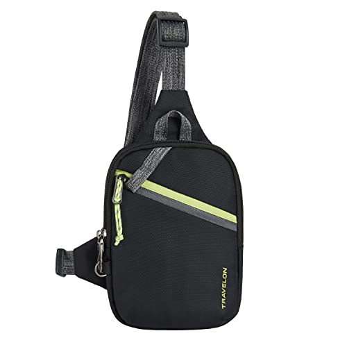 Travelon Anti-Theft Greenlander Compact Sling Bag - color: Jet Black