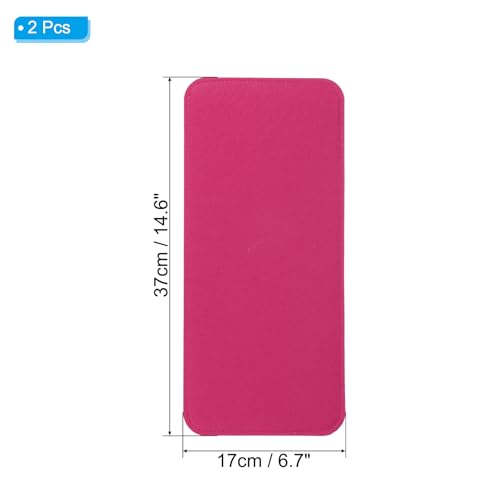 PATIKIL Felt Base Shaper, Bag Bottom Shaper Pad Purse Liner Board Insert Oval for Handbags Tote Crossbody Bag Backpack - color: Rose Red, size: 15x7 Inch