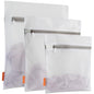 Polecasa Mesh Laundry Bags 3 Pack (Large, Medium, Small) - Durable Zipper Wash Bags for Delicates, Lingerie, Bras, Underwear - Protect Garments in Washing Machine - size: 1 Large, 1 Medium, 1 Small