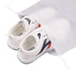 30 eco-friendly travel shoe bag storage bags, non-woven breathable dust-proof bag with rope, suitable for storing shoes and bags, isolate dust and keep shoes and bags clean and tidy. (9.8inX13.77in) - size: 9.8inX13.77in