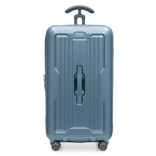 Traveler's Choice Ultimax II Polycarbonate Hardside Luggage with Spinner Wheels, Teal, 28-Inch Medium Trunk - color: Teal, size: 28-Inch Medium Trunk