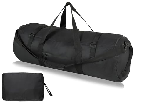 Arxus Duffle Bag for Travel 30L/50L/90L Extra Large Luggage Heavy Duty Duffel Bat Bag for Men Sports - color: Black, size: 30L