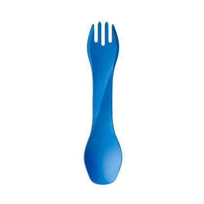 humangear GoBites Uno | Travel & Camping Utensils | Portable & Convertible Dining Ware | Multi-Functional Spork, Dark Blue - color: Dark Blue