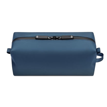 Comfyable Small Toiletry Bag for Men, Slim Mini Toothbrush Bag, Dopp Kit Bag - color: Blue+, size: Medium
