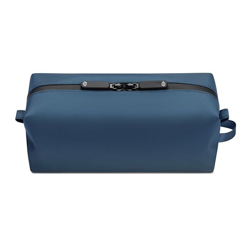 Comfyable Small Toiletry Bag for Men, Slim Mini Toothbrush Bag, Dopp Kit Bag - color: Blue+, size: Medium