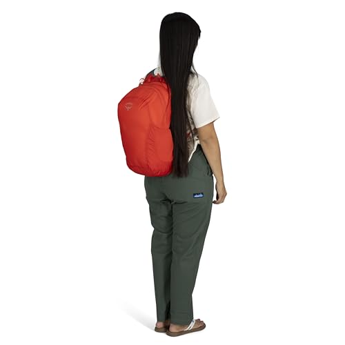 Osprey Ultralight Collapsible Stuff Pack - Lightweight, Packable Travel Backpack — Extra Bag For Travel and Every Day — 18 L Capacity Daypack to Expand Luggage, Tundra Green - color: Tundra Green