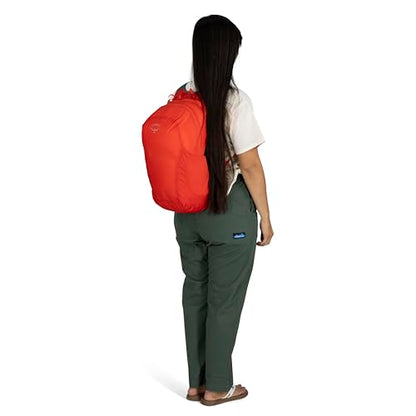 Osprey Ultralight Collapsible Stuff Pack - Lightweight, Packable Travel Backpack — Extra Bag For Travel and Every Day — 18 L Capacity Daypack to Expand Luggage, Tundra Green - color: Tundra Green