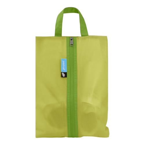 pack all Kids Shoe Bag for Travel, Water-Resistant Shoe Pouch for Gym, Odor-Resistant Soccer Cleats Bag for Sport, Cute Design for Girls, Boys, Toddlers (Green) - color: Green