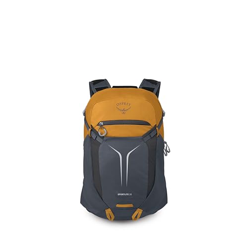 Osprey Sportlite 20L Lightweight Hiking Backpack for Men and Women - Everyday Hiking Bag - Travel Daypack, Tungsten Yellow - color: Tungsten Yellow, style: 20l