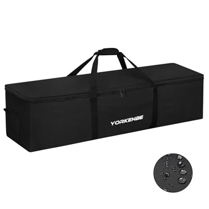 106L 45" Heavy Duty Extra Large Duffel Bag, Water Resistant Sports Equipment Bag with Upgrade Zipper, Tent Storage Replacement with Large Mouth and Padded Handles