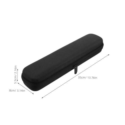 FOMIYES Hair Straightener Protective Case Travel Hair Straightener Bag Eva Storage Pouch for Styling Tools - color: Black
