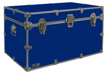 C&N Footlockers - XL Graduate Storage Trunk - Made in the USA - STEEL Footlocker for College Dorm Room & Summer Camp - 32 x 18 x 18.5 Inches (Teal) - color: Teal