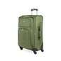 SWISSGEAR Sion Softside Expandable Spinner Luggage Durable Lightweight Travel Suitcase, Evergreen, Checked-Medium - color: Evergreen, size: Checked-Medium