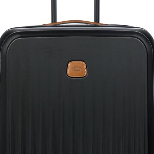 Bric's Taormina Ultra-Light Checked Luggage – Expandable Hard Shell Suitcase with TSA Lock, Anti-Tamper Zippers & 360 Spinner Mobility Wheels - 30 Inch, Black - color: Black, size: Checked-Large