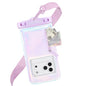 Case-Mate Soap Bubble IP68 Waterproof Phone Pouch with Zip Pocket for 3 Cards & Cash - Large Floating Phone Case w/Crossbody Lanyard - Cruise Travel Essentials Compatible w/All Devices - Iridescent - color: Iridescent w/ Zip Pocket
