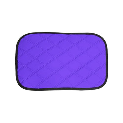 FH Group Neosupreme Purple Diamond Pattern Center Console Pad – Water-Resistant Armrest Cover Protector for Cars, SUVs & Trucks - color: Purple, style: Console Cover (Diamond)