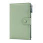 Genuine Leather RFID Blocking Passport Holder Wallet, Multi-Functional Travel Document Organizer with SIM Card Slots (Green) - color: Green