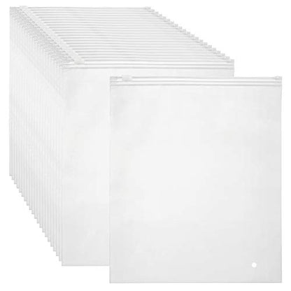 Large Ziplock Bags for Storage, 100pcs 14x16 inch Thick Bikini Bags T Shirt Bags Swimsuit Bags Plastic Zip Bags, Plastic Mailing Bags Poly Bags for Shipping Bags for Clothes, with Vent Holes - size: 14x16"
