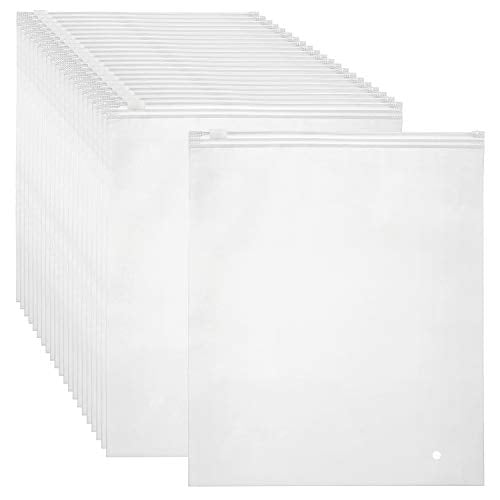 Large Ziplock Bags for Storage, 100pcs 14x16 inch Thick Bikini Bags T Shirt Bags Swimsuit Bags Plastic Zip Bags, Plastic Mailing Bags Poly Bags for Shipping Bags for Clothes, with Vent Holes - size: 14x16"