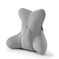 Lumbar Back Pillow (Pat. Pend), Supportive Back Cushion for Bed, Couch & Recliner, Ergonomic Lumbar Pillow with Customizable Firmness for Lower Back Pain Relief, Zinc Gray - color: Zinc Gray