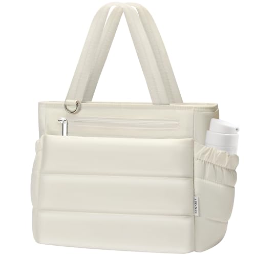 Lunch Box Tote Bag - Versatile Soft Insulated Lunchbox for Women - Lightweight Stylish Simple Lunch Pail Reusable Large Cooler Bag for Adults Work Office Camping Picnic Travel Outdoor Trips White 10L - color: A_white, size: Large