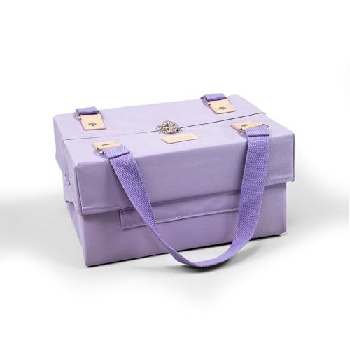SplayTray: The Bag That Opens Into a Tray (Lavender, Medium) - color: Lavender, size: Medium