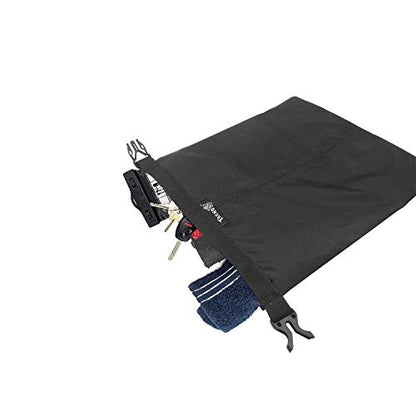 TRENDBOX Roll Top Waterproof Dry bag Kit Storage Compression Bag Sack Poch Packing Organizers Water Resistant Camping Travel - color: Set of 5 - Black