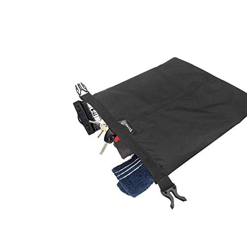 TRENDBOX Roll Top Waterproof Dry bag Kit Storage Compression Bag Sack Poch Packing Organizers Water Resistant Camping Travel - color: Set of 5 - Black
