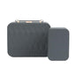 Jewelry Box for Women, Travel Jewelry Organizer Ladies Watch and Jewelry Case Travel Jewelry Case for Necklaces. (Grey) - color: Grey-2