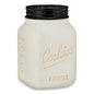Young's Inc. Ceramic Cookie Jar - Cute Kitchen Counter Storage Canister with Lid - Perfect for Cookies, Coffee, Tea, Candy, Dog Treats, and More - Cookies Finest - Black, White - color: Black,White