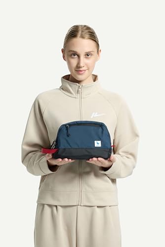 Travel Toiletry Bag 5L, Compact Travel Organizer with Waterproof TPU Wet/Dry Compartment - color: Blue Abyss, size: 5L