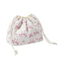 uekeboag Cotton Quilted Drawstring Makeup Bag with Canvas Lining,Coquette Aesthetic Cute Travel Toiletry Bag,Drawstring Gift Bag for Women and Girls（14Heart Bow） - color: 14Heart Bow