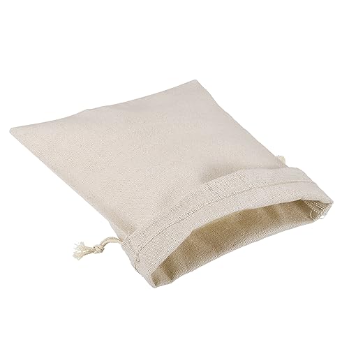 PATIKIL 14"x10" Coin Money Sacks Bag, 6Pcs Bank Deposit Change Transit Cash Bags with Drawstring Currency Gift Sacks Style 1, Beige - color: Beige, size: 14"x10"