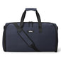 Halfday Convertible 2-in-1 Garment Duffel Weekender Bag 45L: Wrinkle-Free Travel (Hanging Suit Compartment, Shoe Pockets, Trolley Sleeve), Durable & Water-Resistant Carry-on, Marine - color: Marine, style: Original, 45l