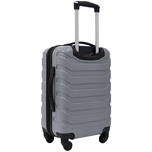 Wrangler 4 Piece Miami Luggage and Packing Cubes Set, Sharkskin - color: Shark, size: 4 Piece Set