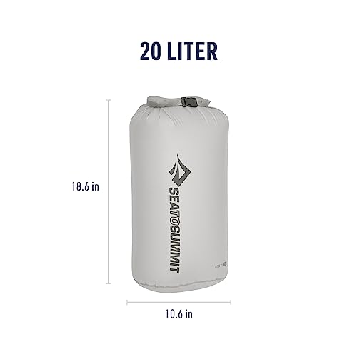 Sea to Summit Ultra-Sil Dry Bag, Ultralight Waterproof Dry Storage - color: HighRise Grey, style: 20 Liter