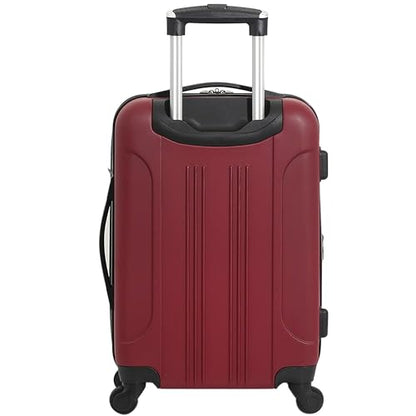 Travelers Club Chicago Hardside Expandable Spinner Luggage, Rhubarb, 22" Carry-On - color: Rhubarb, size: 22" Carry-On