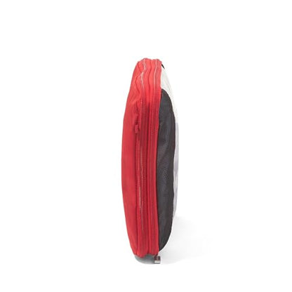 Baggallini Compression Cube 3-piece set - Lightweight Compression Packing Cubes for Travel - color: Scarlet