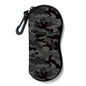 Sunglasses Soft Case, Ultra Light Portable Neoprene Zipper Glasses Case for Men Women - color: Black Camouflage