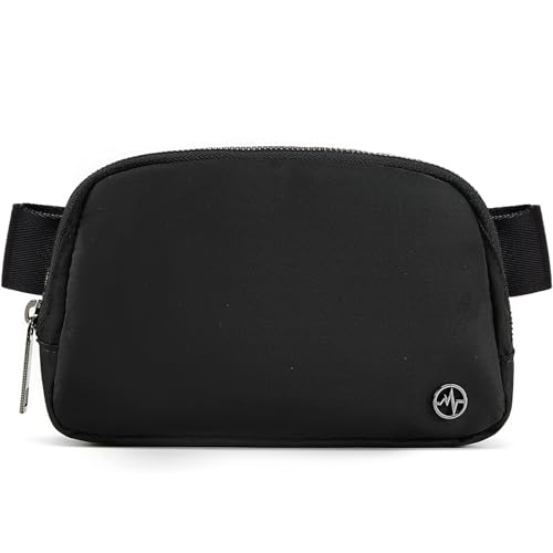 Pander Cross Body Fanny Pack for Women, Fashion Waist Packs, Crossbody Bags, Belt Bag with Adjustable Strap (Black) - color: Black