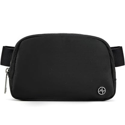 Pander Cross Body Fanny Pack for Women, Fashion Waist Packs, Crossbody Bags, Belt Bag with Adjustable Strap (Black) - color: Black