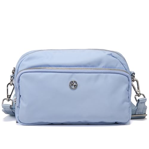 Pander Crossbody Sling Bag – Everyday Purse with Adjustable Strap, Perfect for Travel, Errands, and Daily Use - color: Windmill Blue