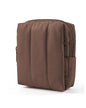 BAGSMART Small Travel Makeup Bag for Purse Toiletry Pouch, Puffy Padded Mini Cosmetics Bag, Cute Make Up Pouch for Women with Slip-in Pocket, Travel Essentials for Toiletries, Chocolate Brown - color: 07-Chocolate