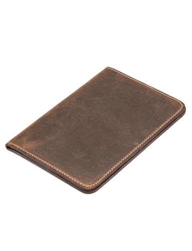 Handcrafted Genuine Leather Wallets, Minimalist Cardholders, and Passport Covers, Handmade Gift - color: Camel, style: Passport Cover